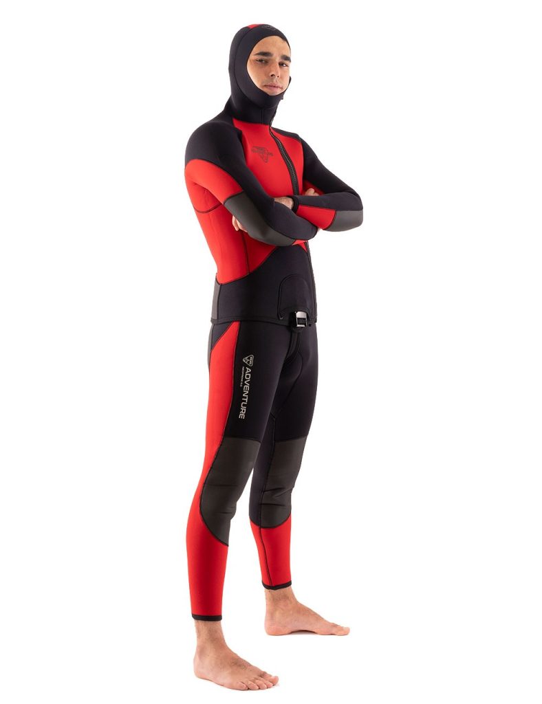 Full body canyoning wetsuit.